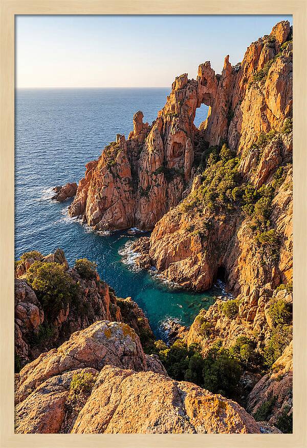 Calanques De Piana At Golden Hour