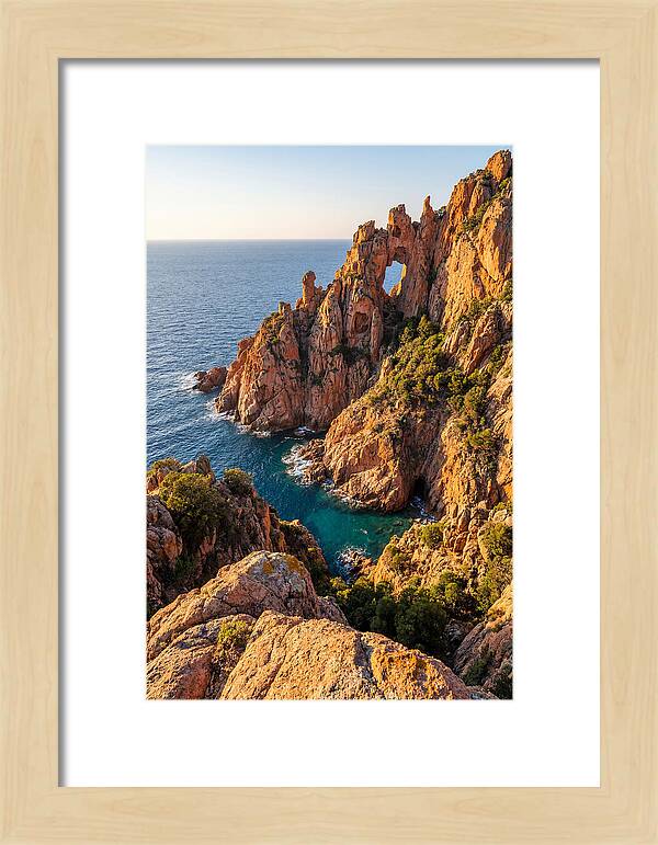 Calanques De Piana At Golden Hour