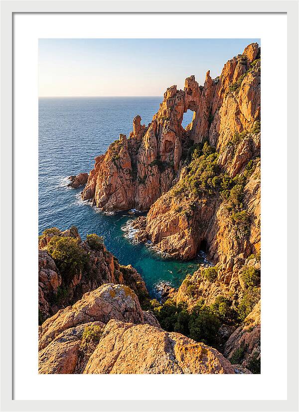 Calanques De Piana At Golden Hour