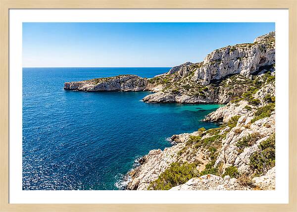 Calanques Of Provence From The Sea