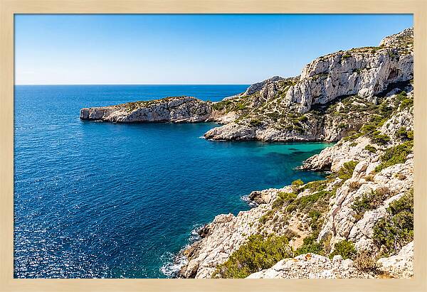 Calanques Of Provence From The Sea