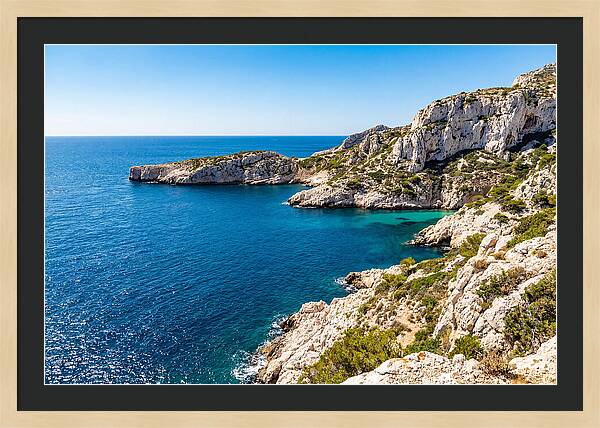 Calanques Of Provence From The Sea