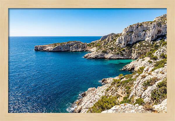 Calanques Of Provence From The Sea