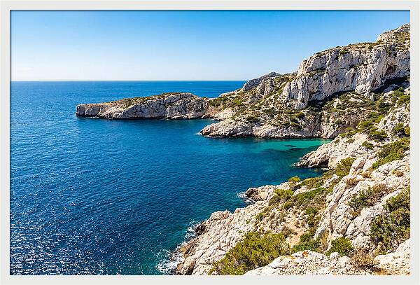 Calanques Of Provence From The Sea