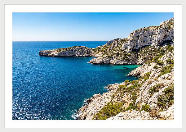 Calanques Of Provence From The Sea
