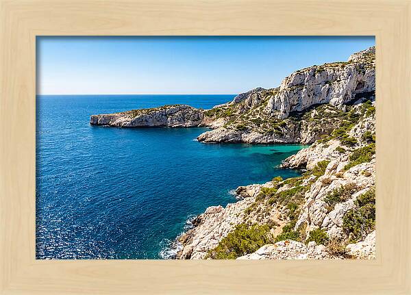 Calanques Of Provence From The Sea