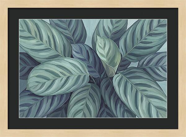 Calathea Leaves In Harmony