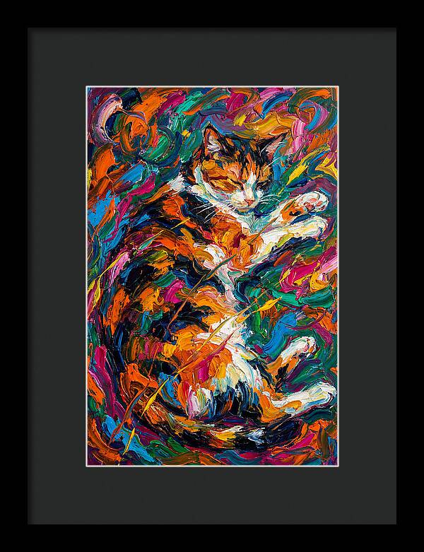Calico Cat In Vibrant Colors