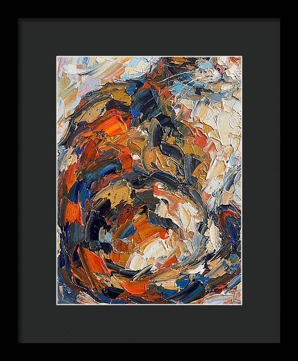 Calico Cat In Vibrant Swirls