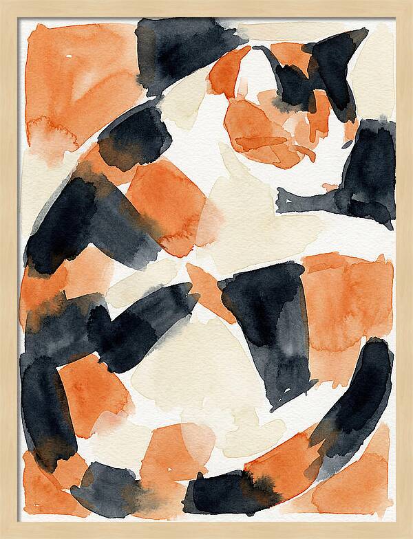 Calico Cat In Watercolor