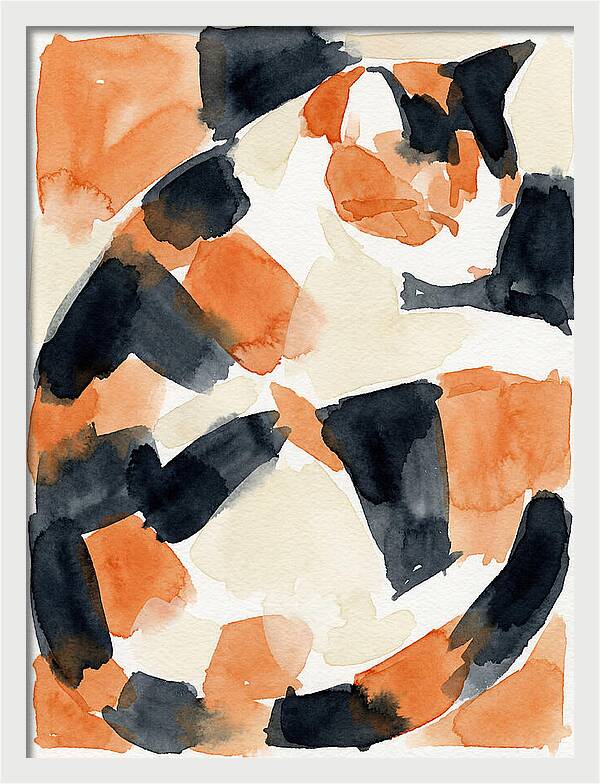 Calico Cat In Watercolor