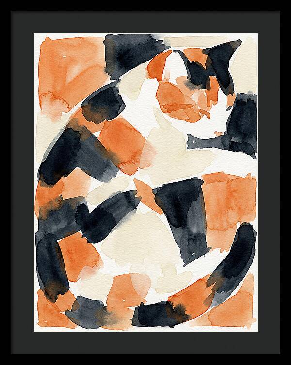 Calico Cat In Watercolor