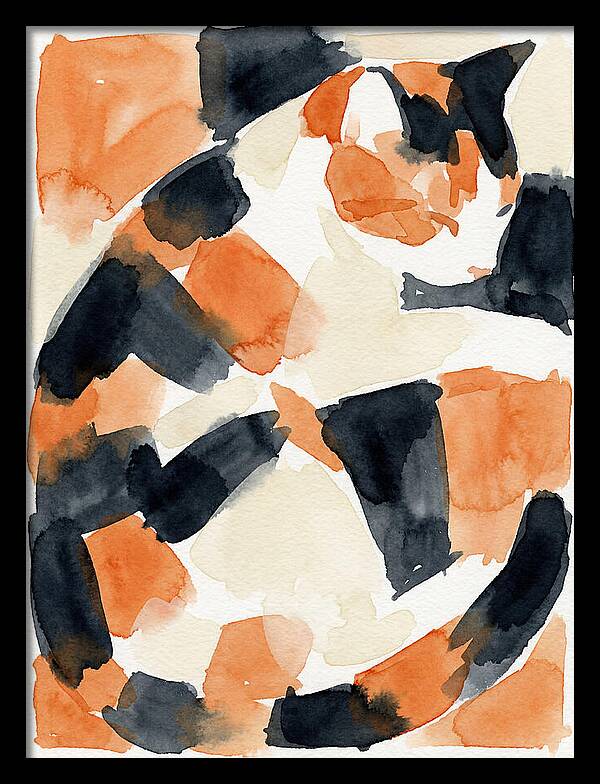 Calico Cat In Watercolor