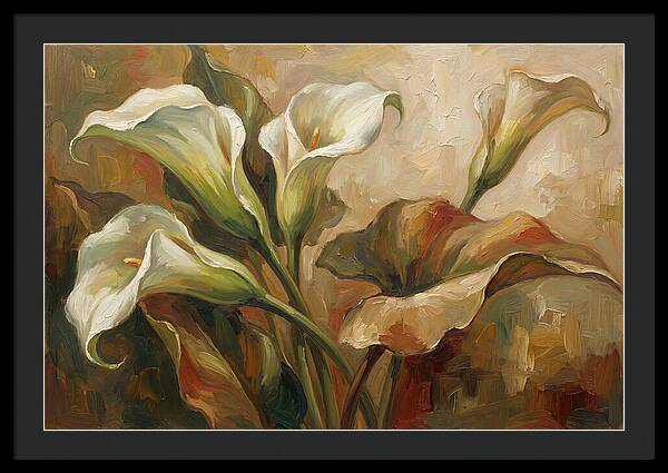 Calla Lily In Elegant Repose