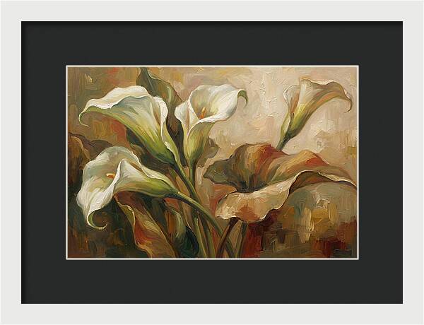 Calla Lily In Elegant Repose