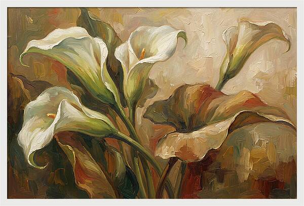 Calla Lily In Elegant Repose