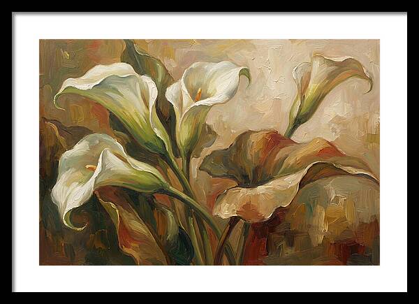 Calla Lily In Elegant Repose