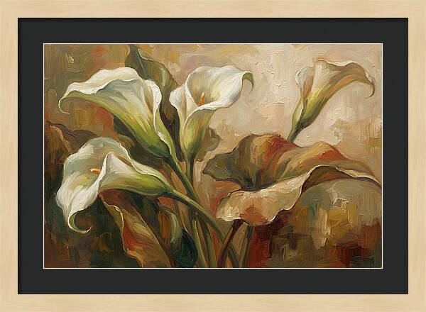 Calla Lily In Elegant Repose