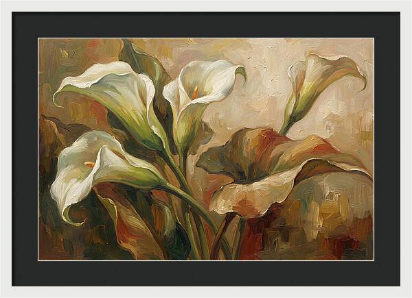 Calla Lily In Elegant Repose