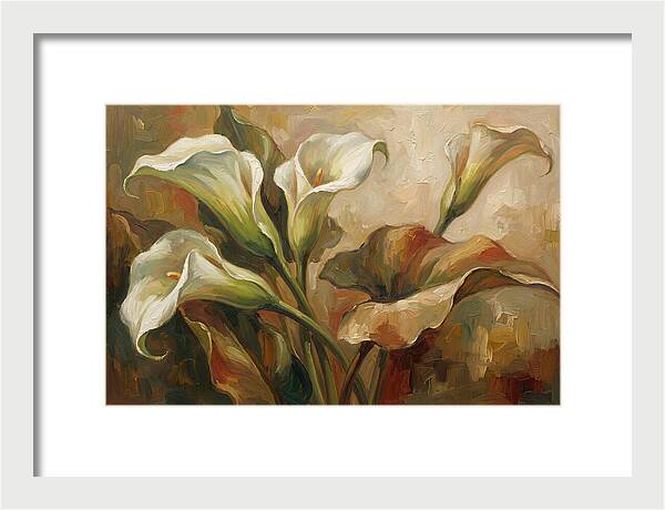 Calla Lily In Elegant Repose