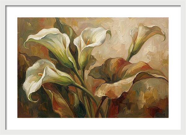 Calla Lily In Elegant Repose