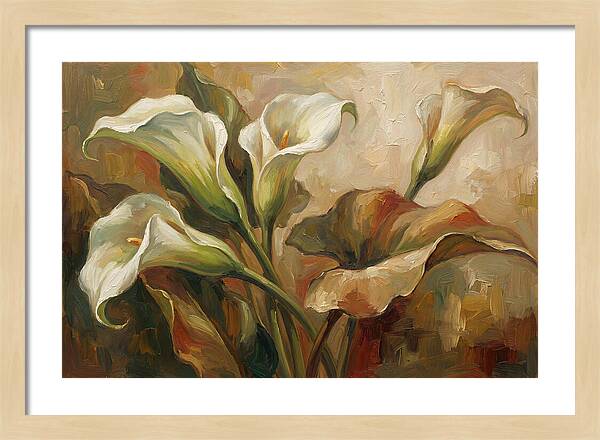 Calla Lily In Elegant Repose