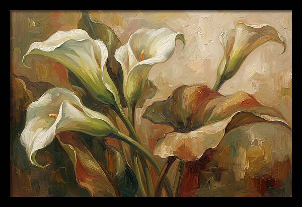 Calla Lily In Elegant Repose