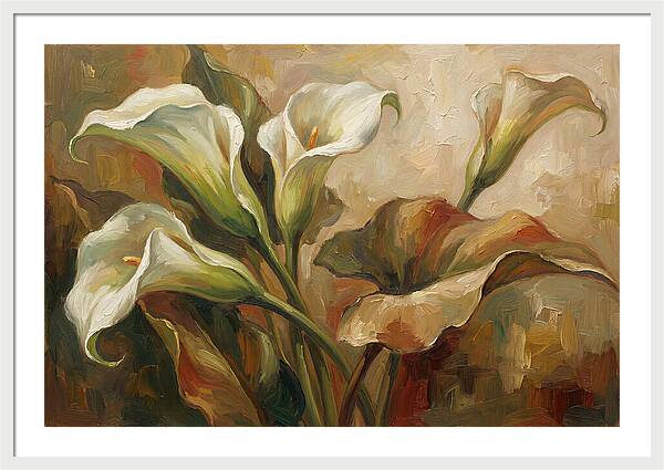 Calla Lily In Elegant Repose