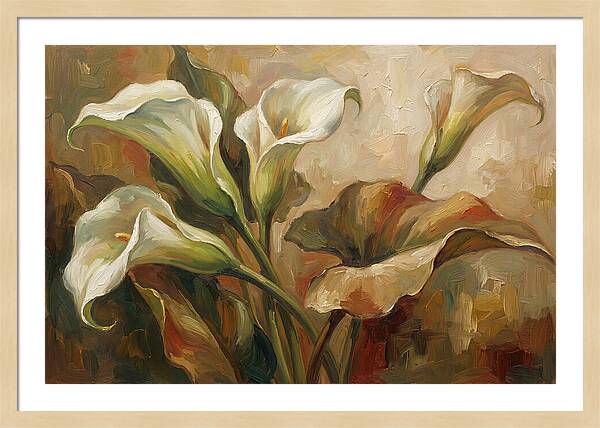 Calla Lily In Elegant Repose