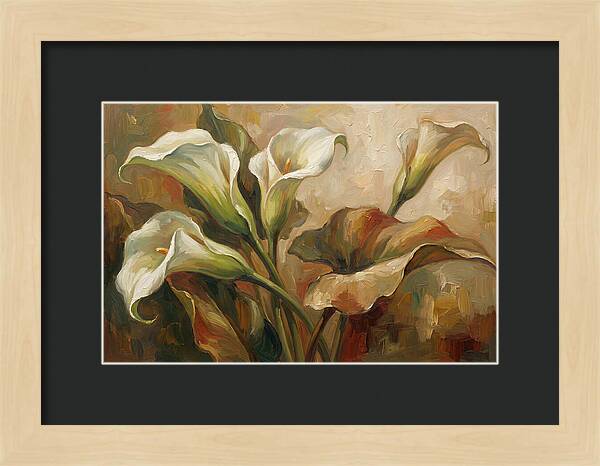 Calla Lily In Elegant Repose