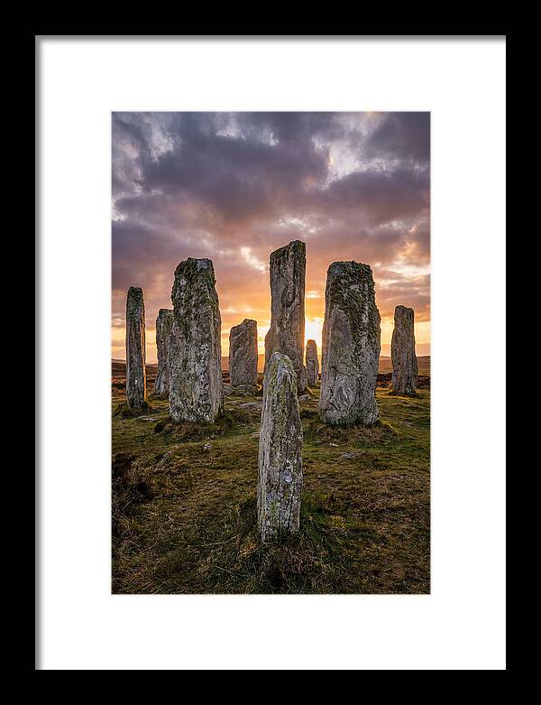 Callanish Standing Stones At Sunset