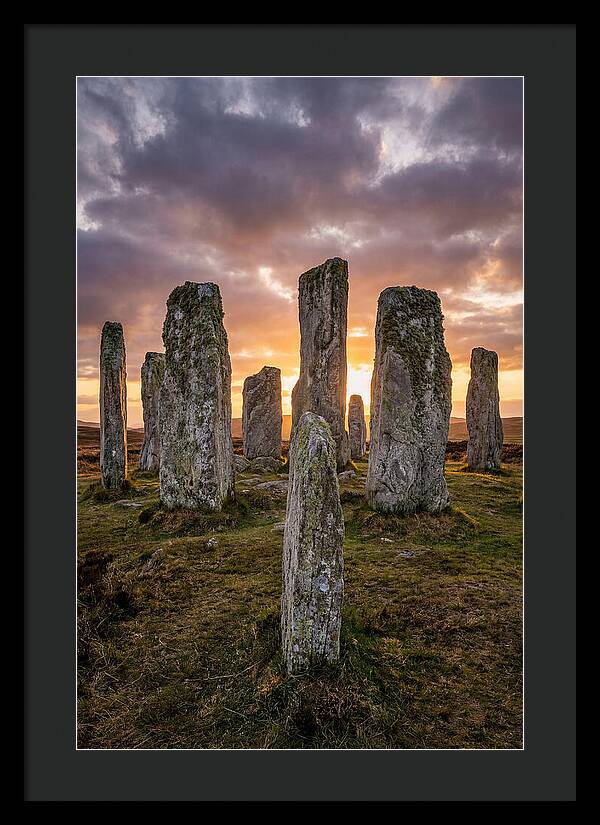 Callanish Standing Stones At Sunset
