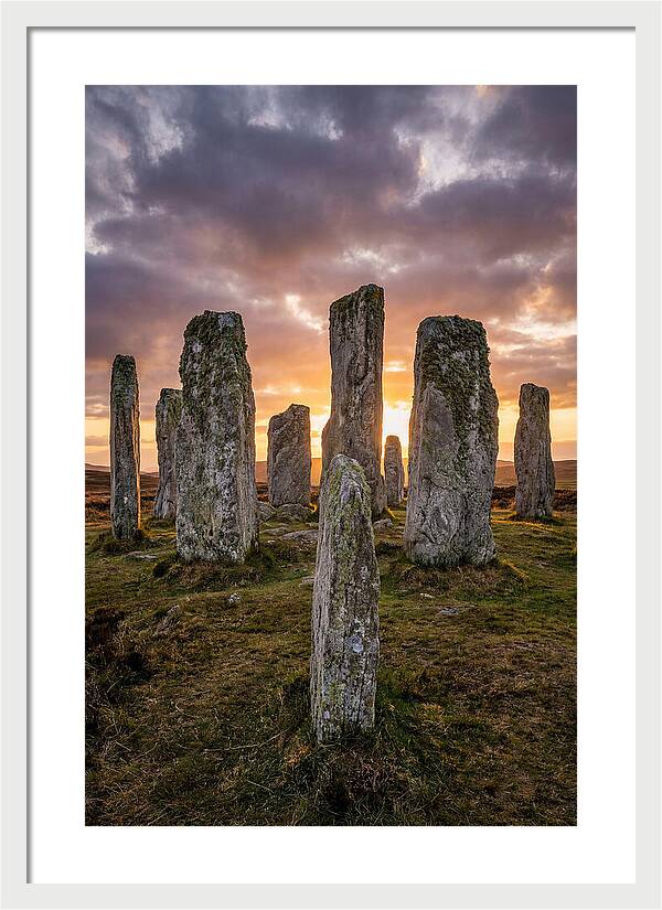Callanish Standing Stones At Sunset