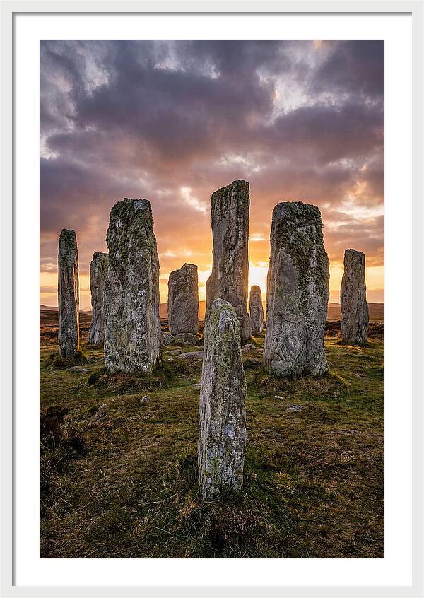 Callanish Standing Stones At Sunset