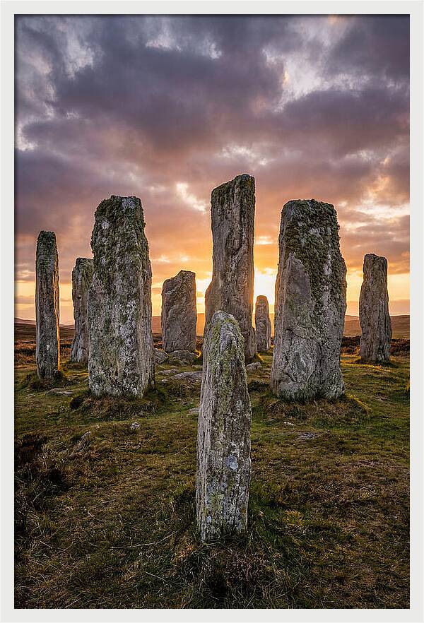 Callanish Standing Stones At Sunset