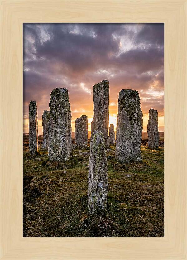 Callanish Standing Stones At Sunset