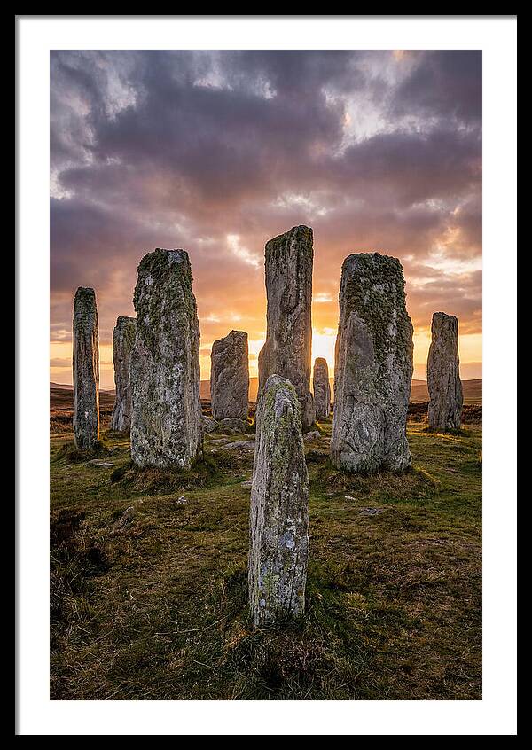 Callanish Standing Stones At Sunset