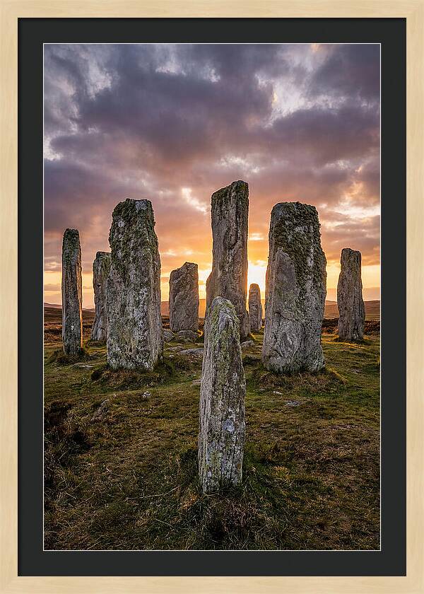 Callanish Standing Stones At Sunset