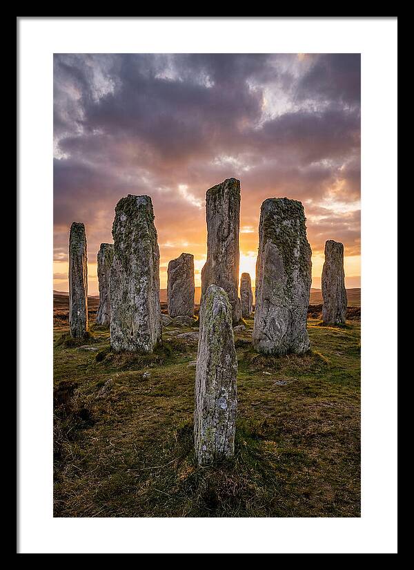Callanish Standing Stones At Sunset