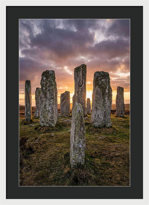 Callanish Standing Stones At Sunset