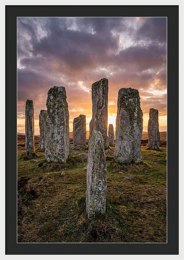 Callanish Standing Stones At Sunset
