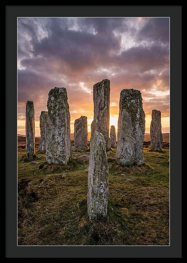 Callanish Standing Stones At Sunset