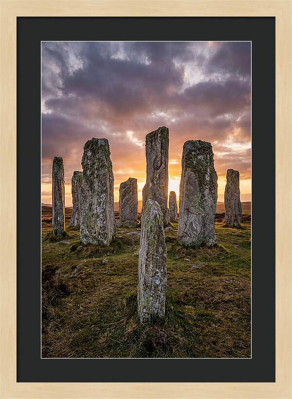 Callanish Standing Stones At Sunset