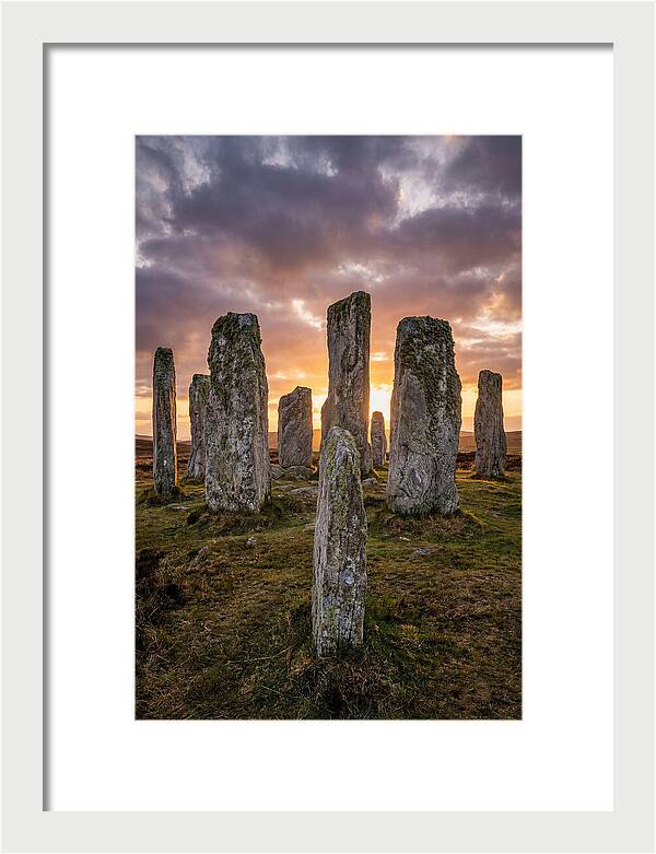 Callanish Standing Stones At Sunset
