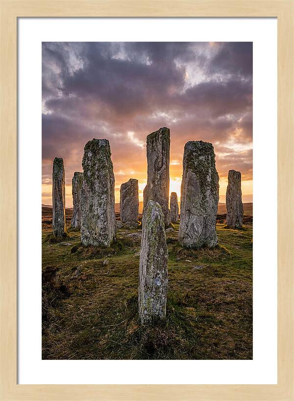 Callanish Standing Stones At Sunset