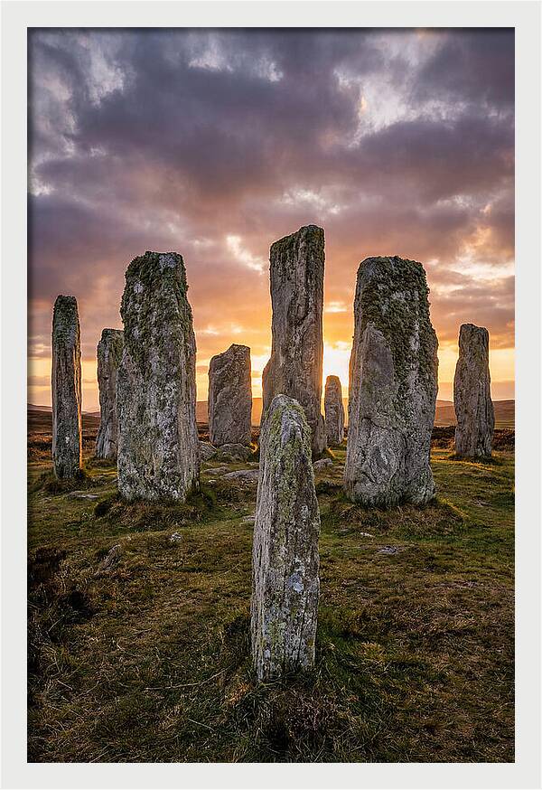 Callanish Standing Stones At Sunset