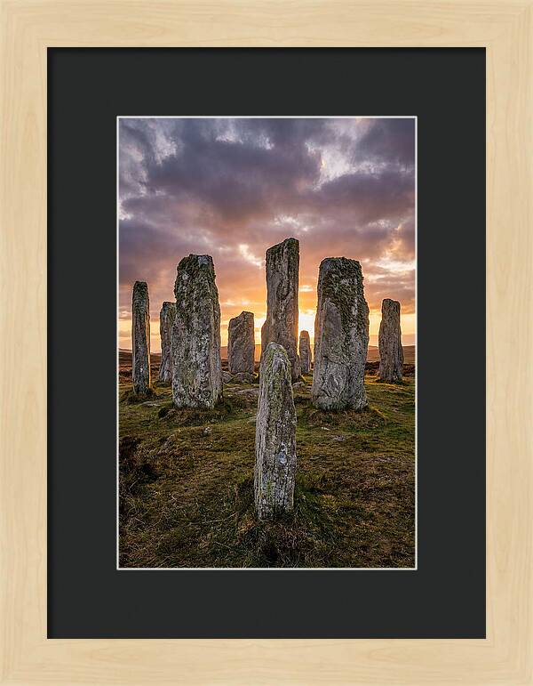 Callanish Standing Stones At Sunset