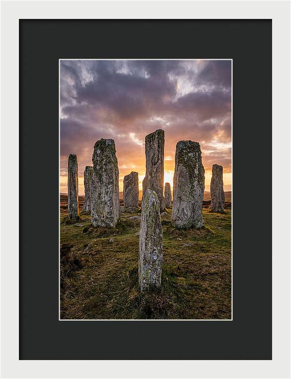 Callanish Standing Stones At Sunset