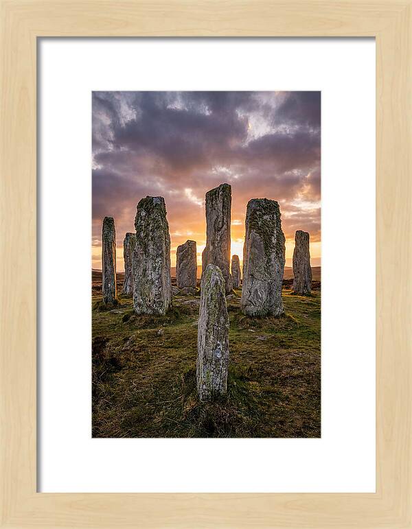 Callanish Standing Stones At Sunset