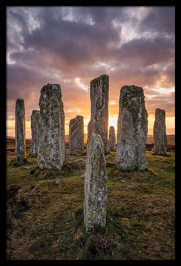 Callanish Standing Stones At Sunset